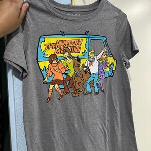 Scooby Doo Gray Short Sleeve Tee